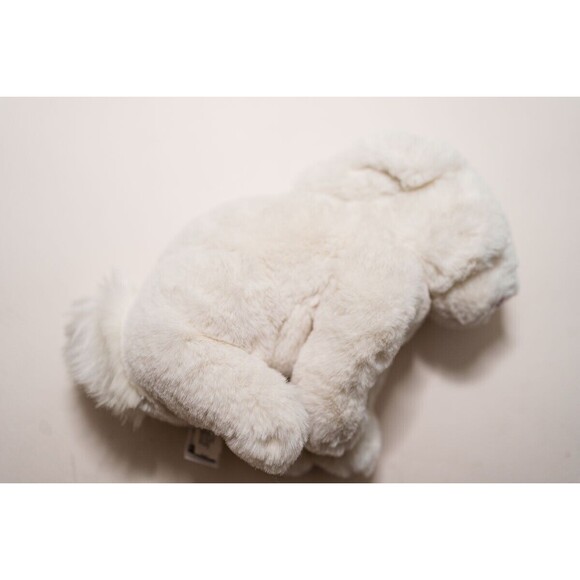Jellycat White Bunny Rabbit Plush 7" Sitting Pink Nose Easter Lovey Ivory Cream - Picture 3 of 11